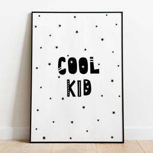 Cool Kid Nursery Wall Art Print