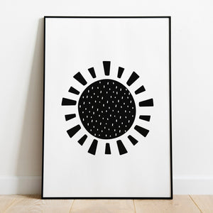 Sun Nursery Wall Print